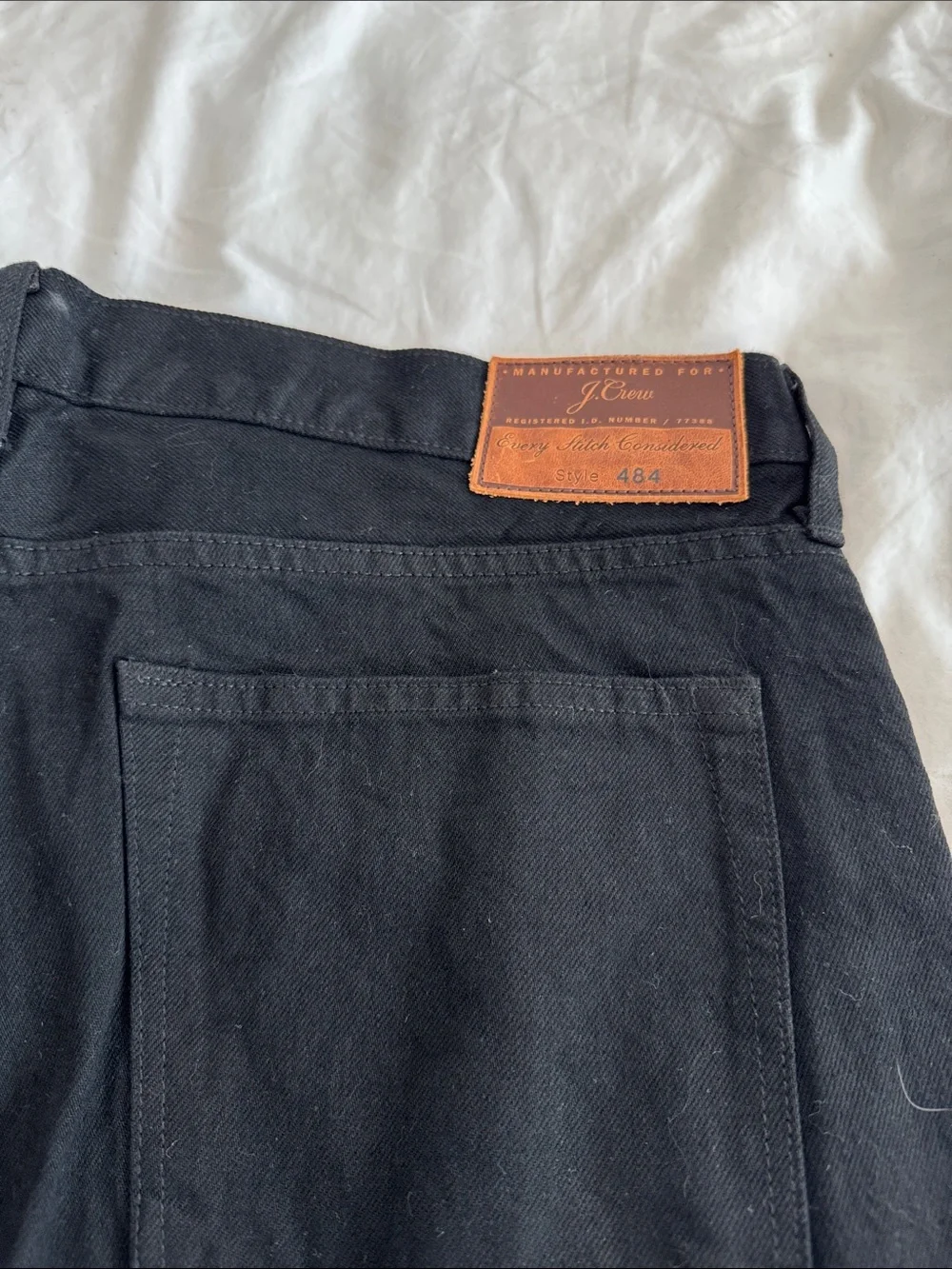 J. Crew Men's Black Slim Fit Jeans
